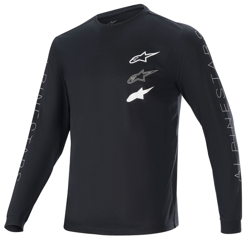 T-Shirt maniche lunghe Alpinestars Lead Tech - Nero