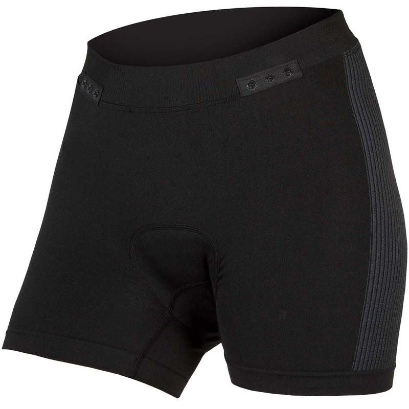 Boxer donna Endura Engineered Padded Clickfast - Nero