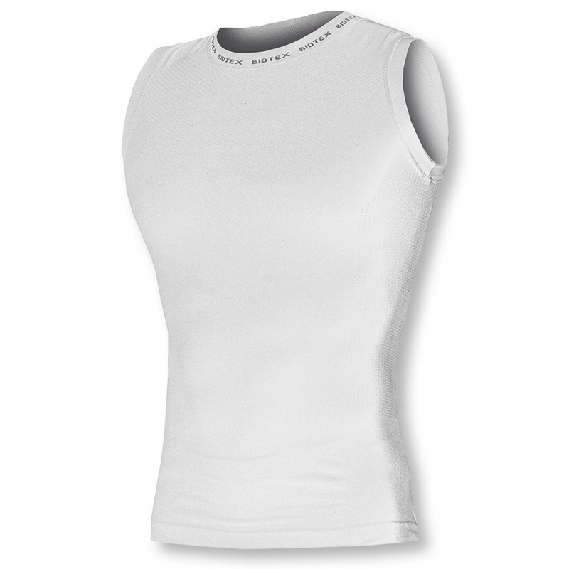 Maglia intima senza maniche Biotex Fresh - Bianco
