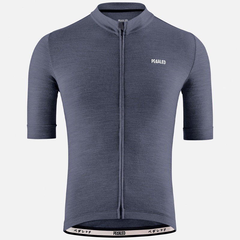 Maglia Pedaled Essential Merino - Blu