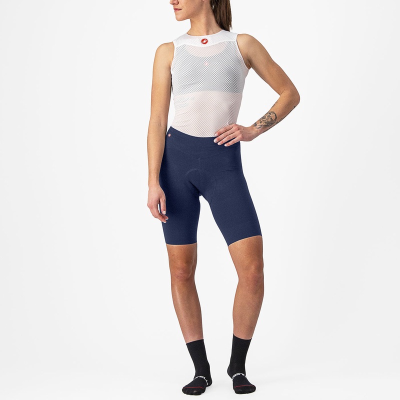 Pantaloncini donna Castelli Premio - Blu scuro