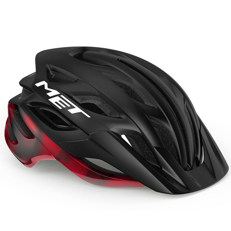 Casco Met Veleno Mips - Nero rosso
