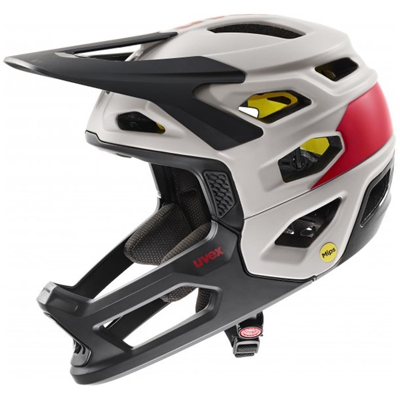 Casco Uvex Revolt MIPS - Grigio rosso