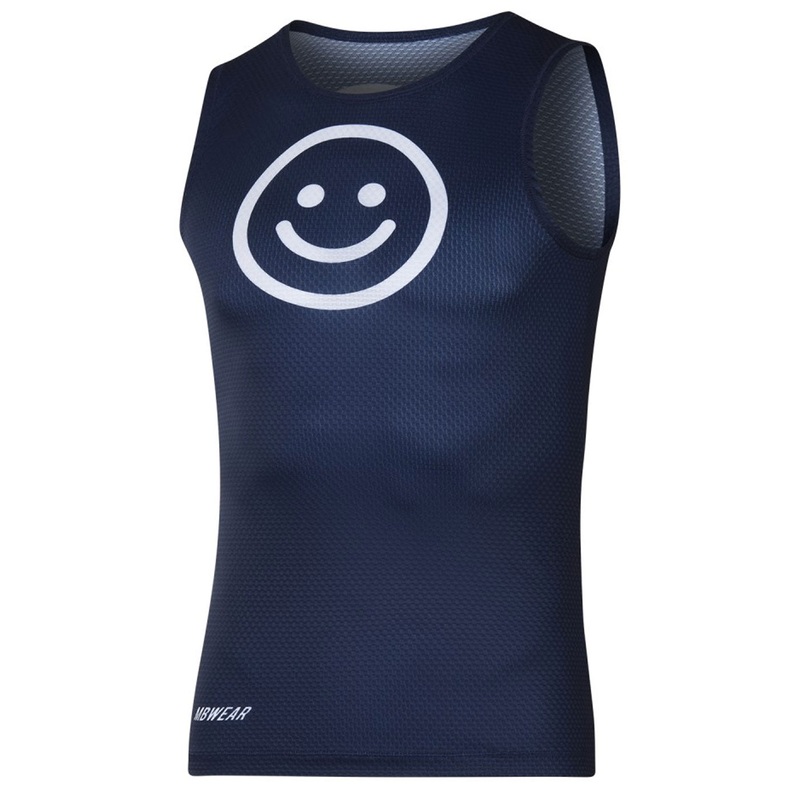 Maglia intima senza maniche MBwear Smile - Blu