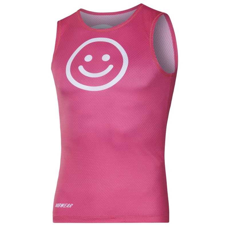 Maglia intima senza maniche MBwear Smile - Fucsia