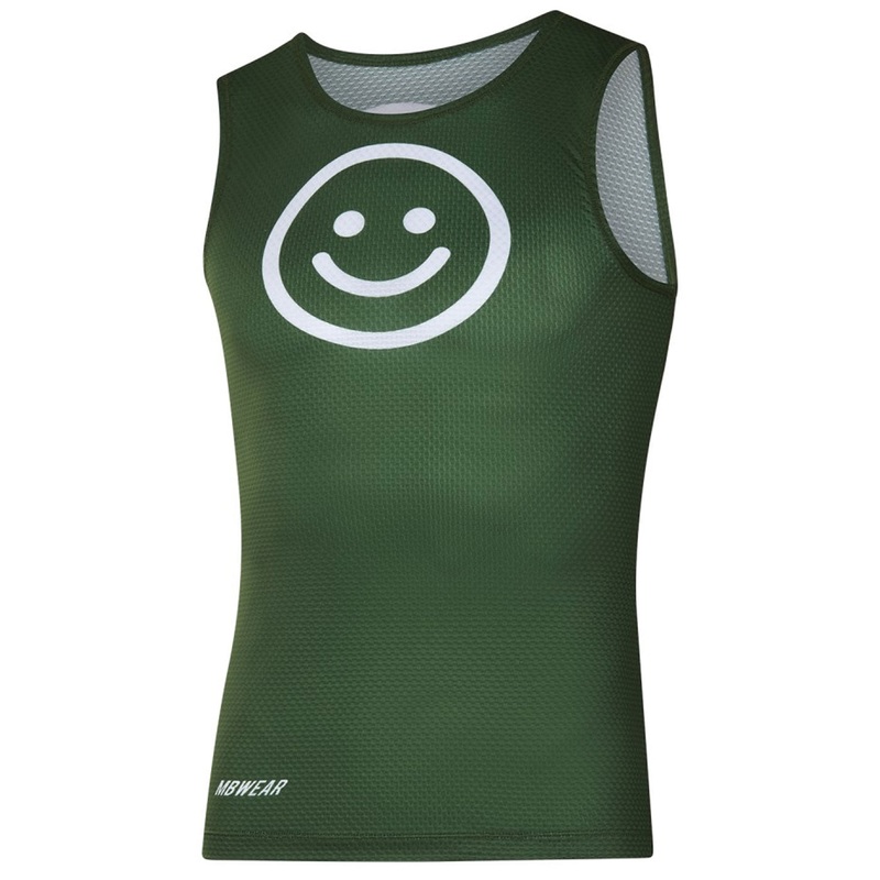 Maglia intima senza maniche MBwear Smile - Verde