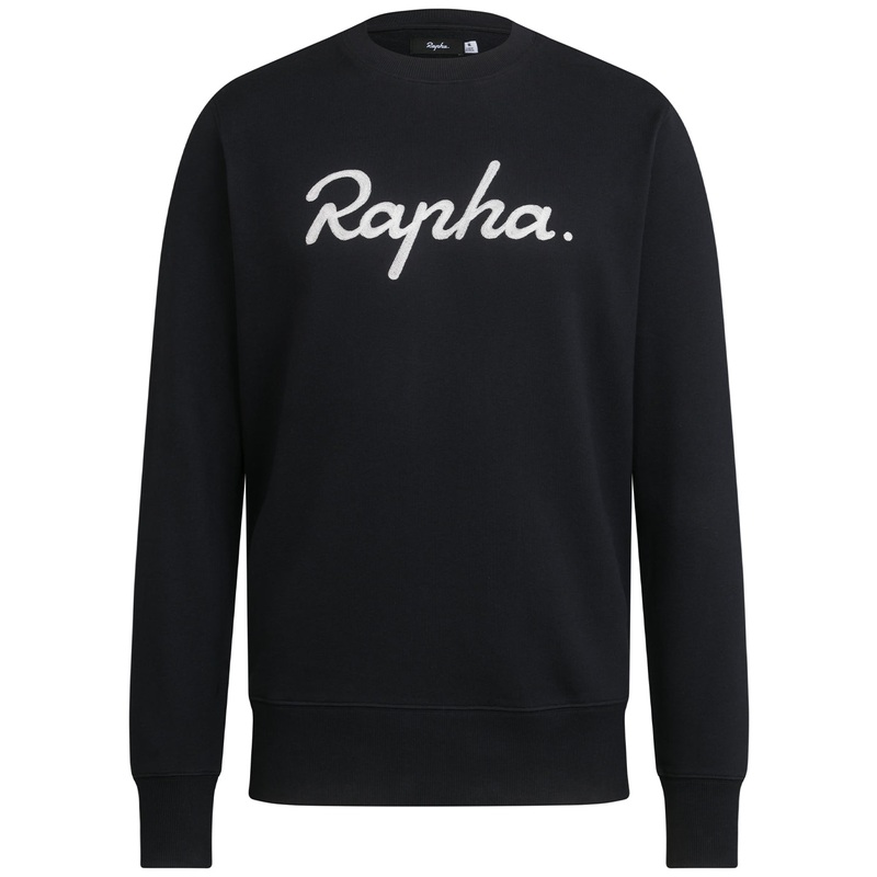 Felpa Rapha Logo - Nero bianco