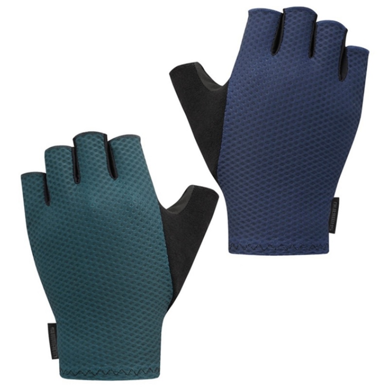 Guanti Shimano Gravel - Verde blu