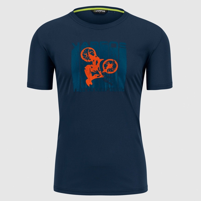 T-Shirt Karpos Val Federia - Blu scuro