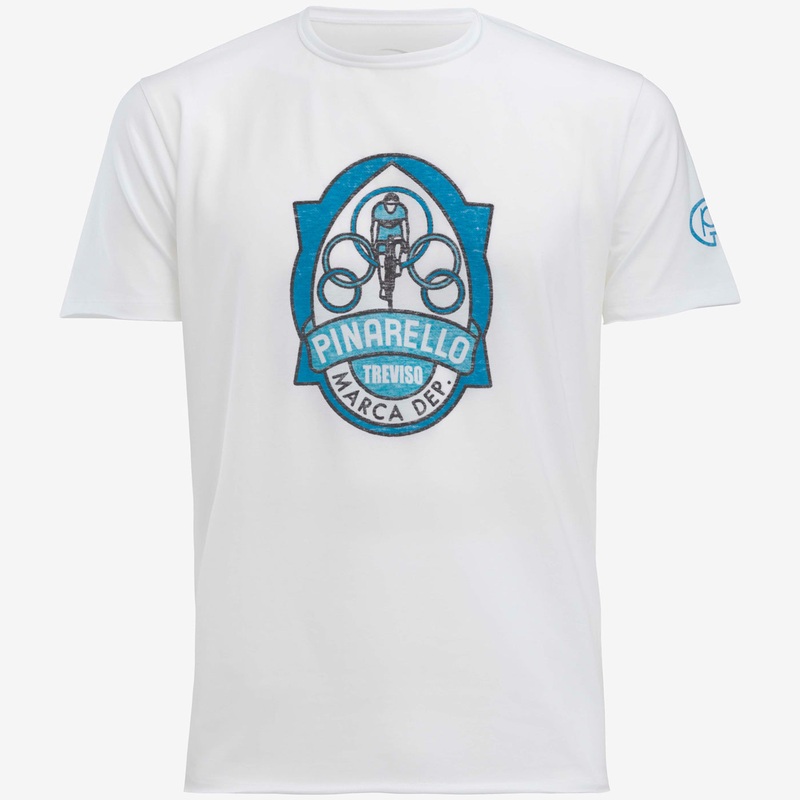 T-Shirt Pinarello Shield - Bianco