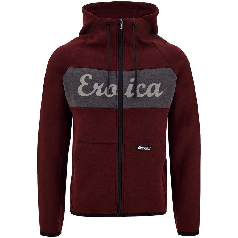 Felpa con cappuccio Eroica - Bordeaux