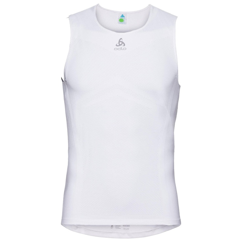 Maglia intima senza maniche Odlo Performance Breathe X-Light - Bianco