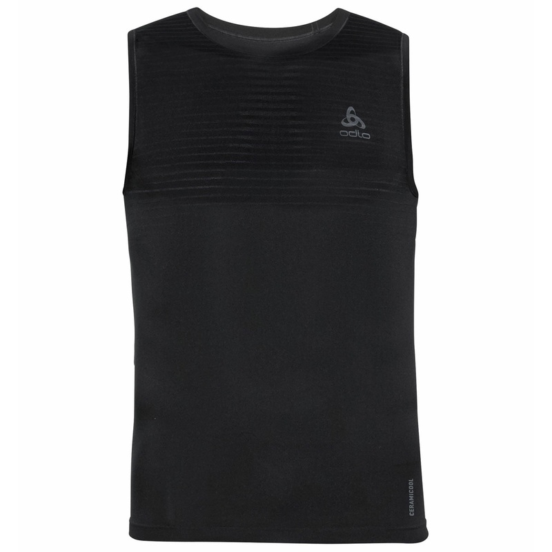 Maglia intima senza maniche Odlo Performance X-Light Eco - Nero
