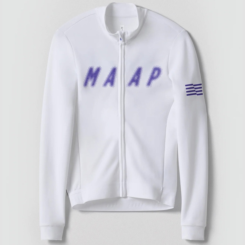Maglia maniche lunghe Maap Halftone Thermal Pro - Bianco