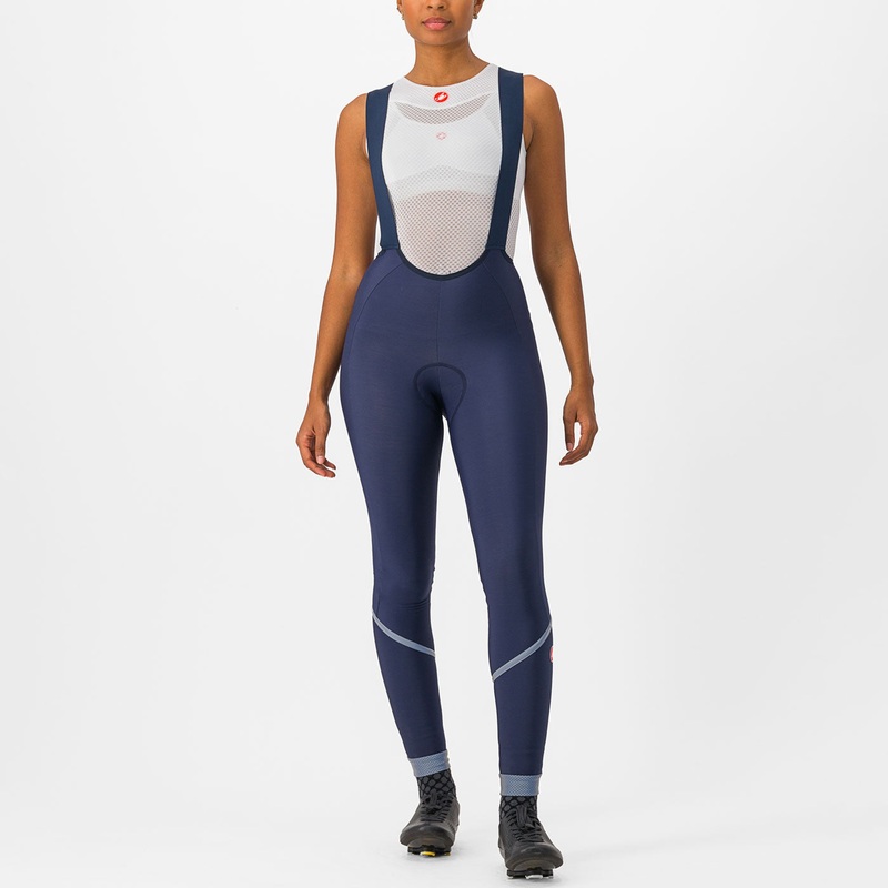 Calzamaglia donna Castelli Velocissima DT - Blu scuro