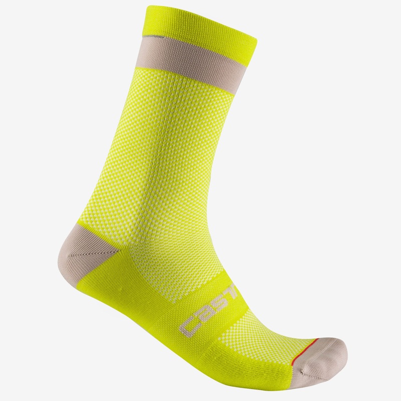 Calze Castelli Alpha 18 - Giallo