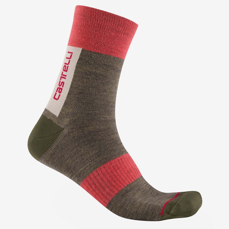Calze donna Castelli Velocissima Thermal - Verde
