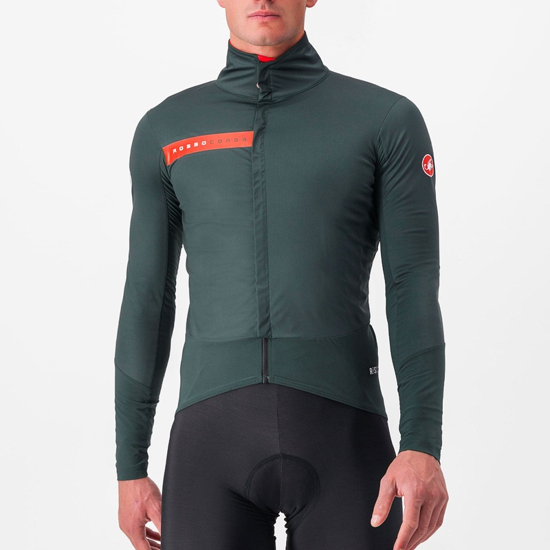 Giacca Castelli Beta RoS - Verde scuro