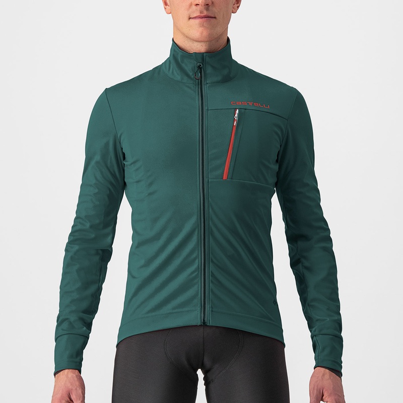 Giacca Castelli Go - Verde arancio