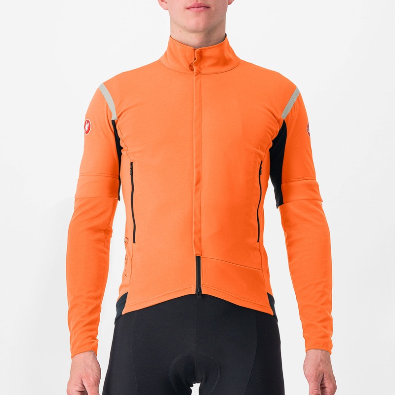 Giacca Castelli Perfetto RoS 2 Convertible - Arancio