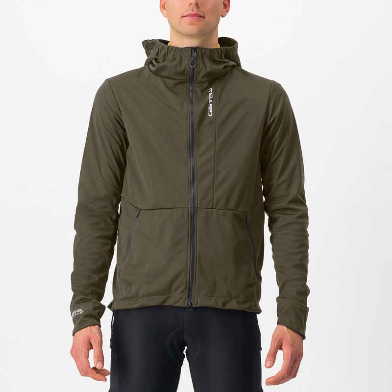Giacca Castelli Trail Hoodie - Verde