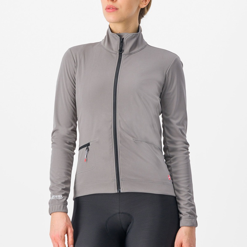 Giacca donna Castelli Vento Trail - Grigio