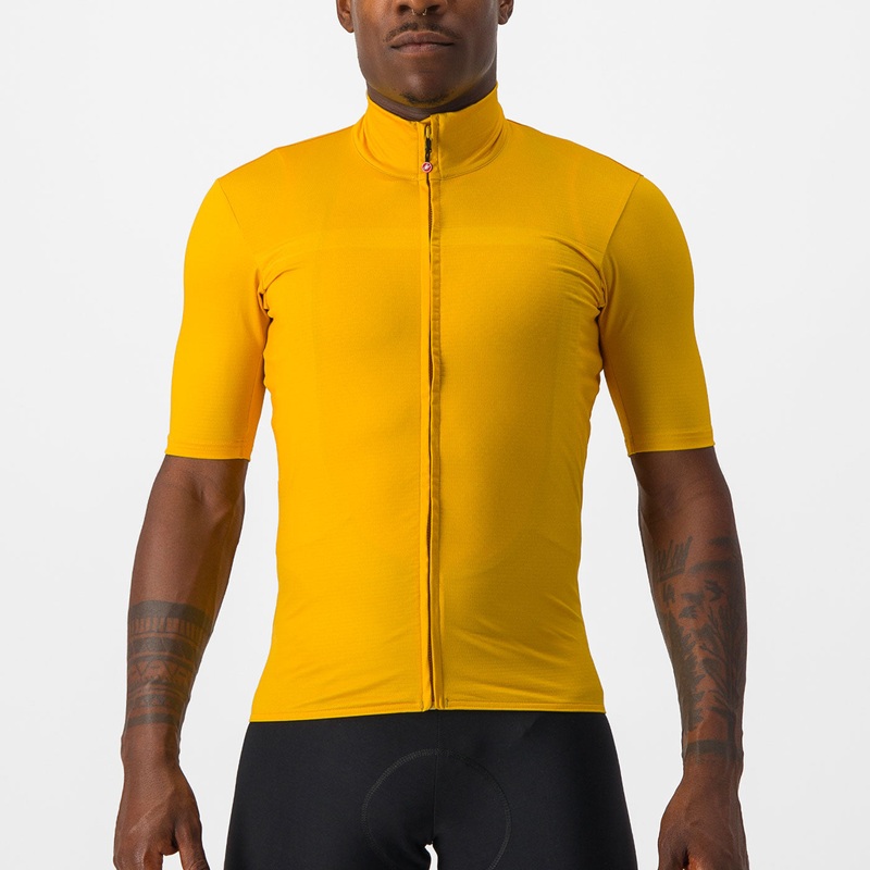 Maglia Castelli Pro Thermal Mid - Giallo