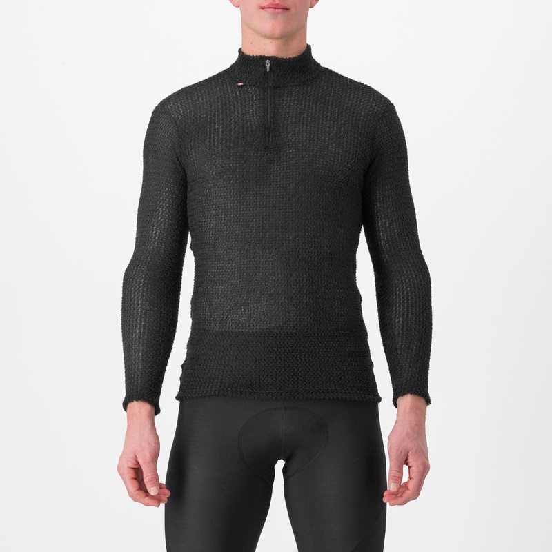 Maglia intima maniche lunghe Castelli Cold Days 2nd Layer - Nero