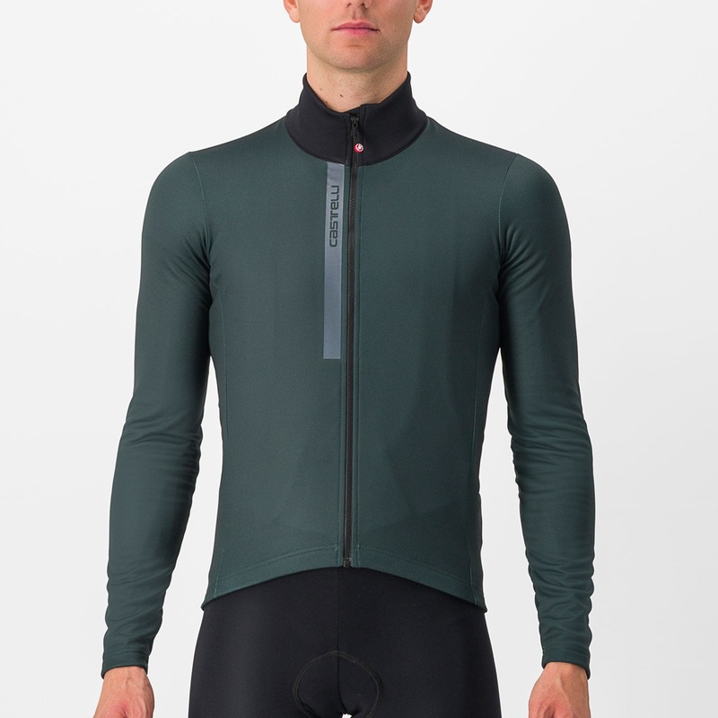 Maglia maniche lunghe Castelli Entrata - Verde