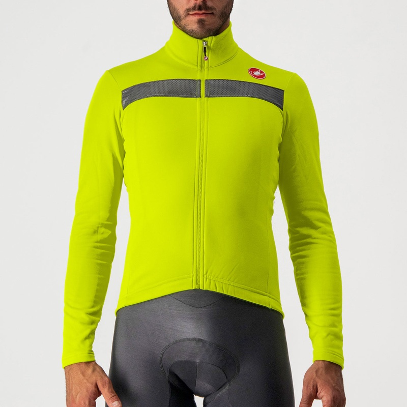 Maglia maniche lunghe Castelli Puro 3 - Giallo