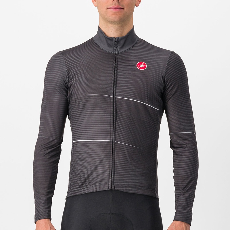 Maglia maniche lunghe Castelli Raffica - Nero