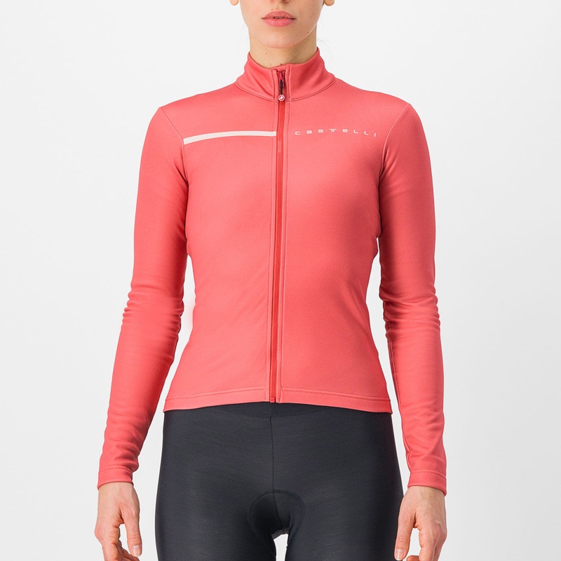Maglia maniche lunghe donna Castelli Sinergia 2 - Rosa