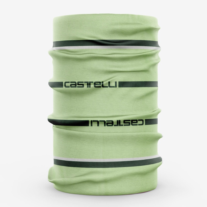 Scaldacollo donna Castelli Como - Verde chiaro