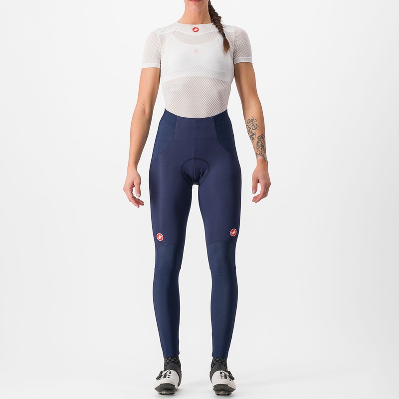 Calzamaglia senza bretelle donna Castelli Sorpasso RoS - Blu scuro