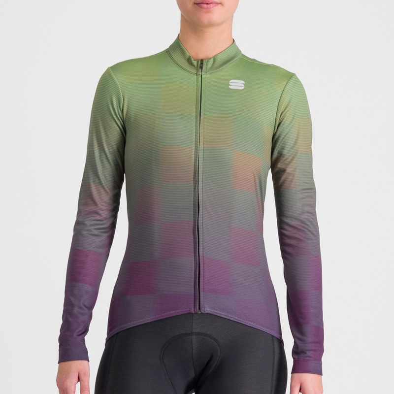 Maglia donna maniche lunghe Sportful Rocket - Verde