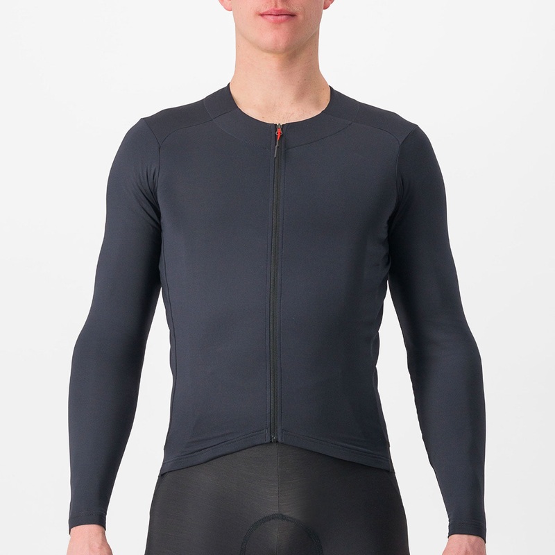 Maglia maniche lunghe Castelli Fly - Nero