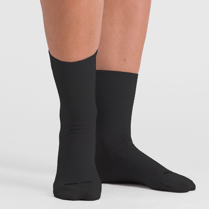 Calze donna Sportful Matchy Wool - Nero