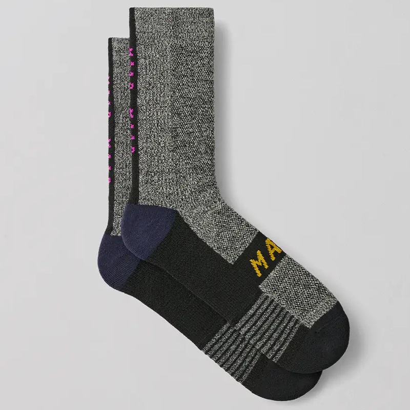 Calze Maap Alt_Road Merino Space Dye - Nero