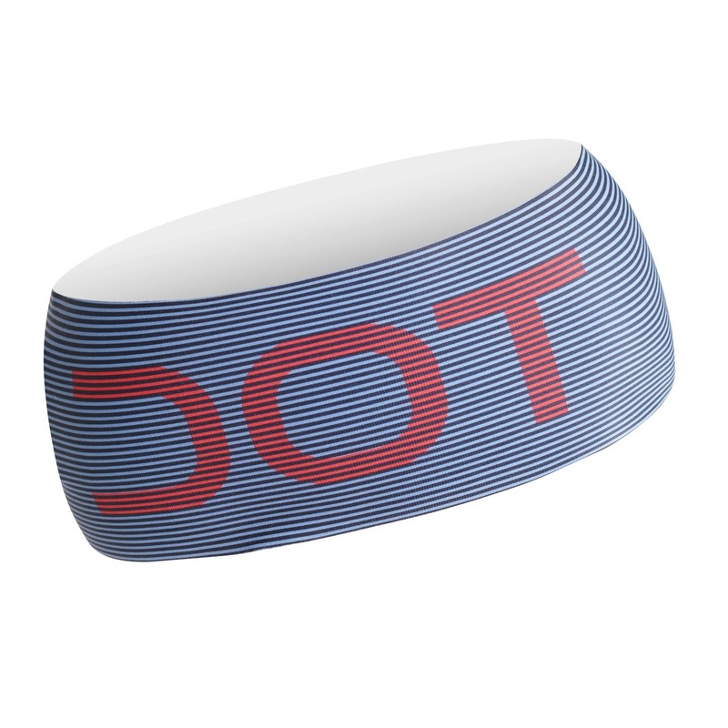 Fascetta Dotout  Flag - Grigio rosso