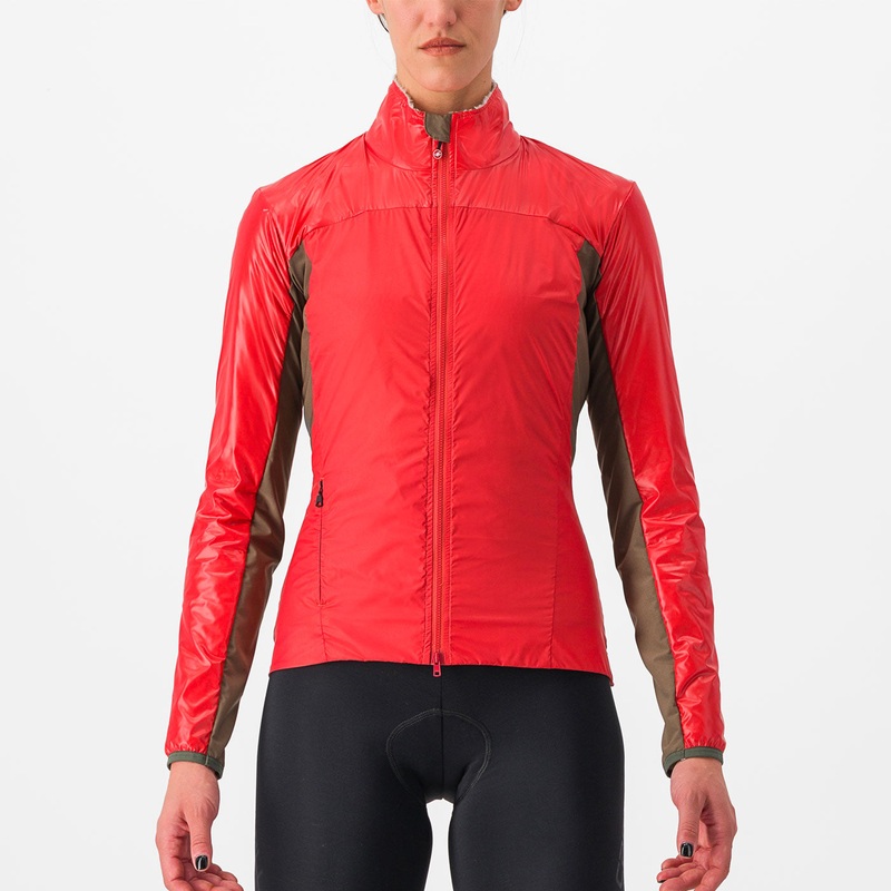 Giacca donna Castelli Unlimited Puffy 2 - Rosso
