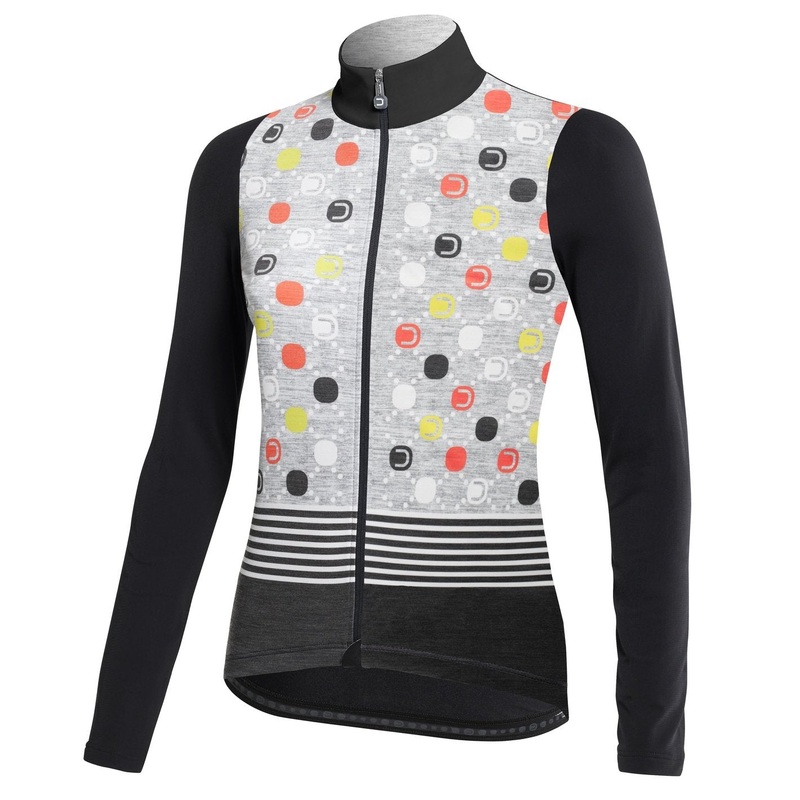 Maglia donna maniche lunghe Dotout Fanatica Wool - Grigio chiaro