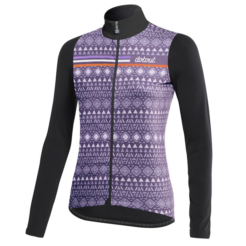Maglia donna maniche lunghe Dotout Fanatica Wool - Viola