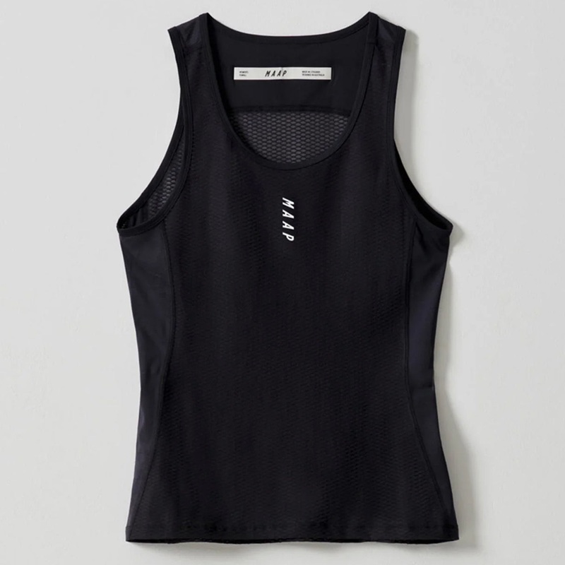 Maglia intima senza maniche donna Maap Team - Nero