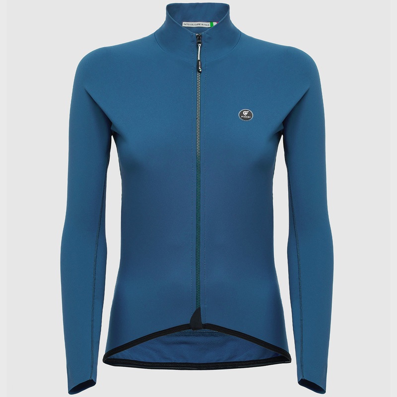 Maglia maniche lunghe donna Pissei Primapelle - Azzurro