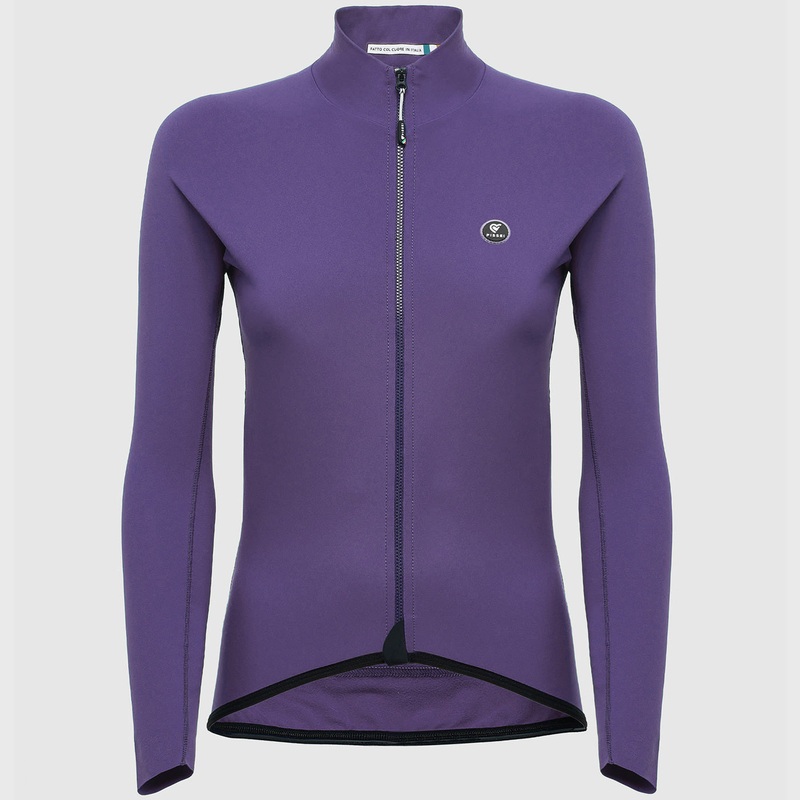 Maglia maniche lunghe donna Pissei Primapelle - Viola chiaro