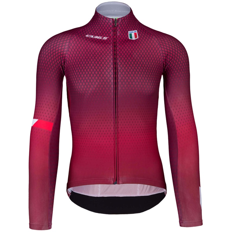 Maglia maniche lunghe Q36.5 R2 Made in Italy - Rosso
