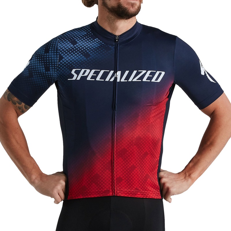 Maglia Specialized RBX Comp Logo - Blu rosso