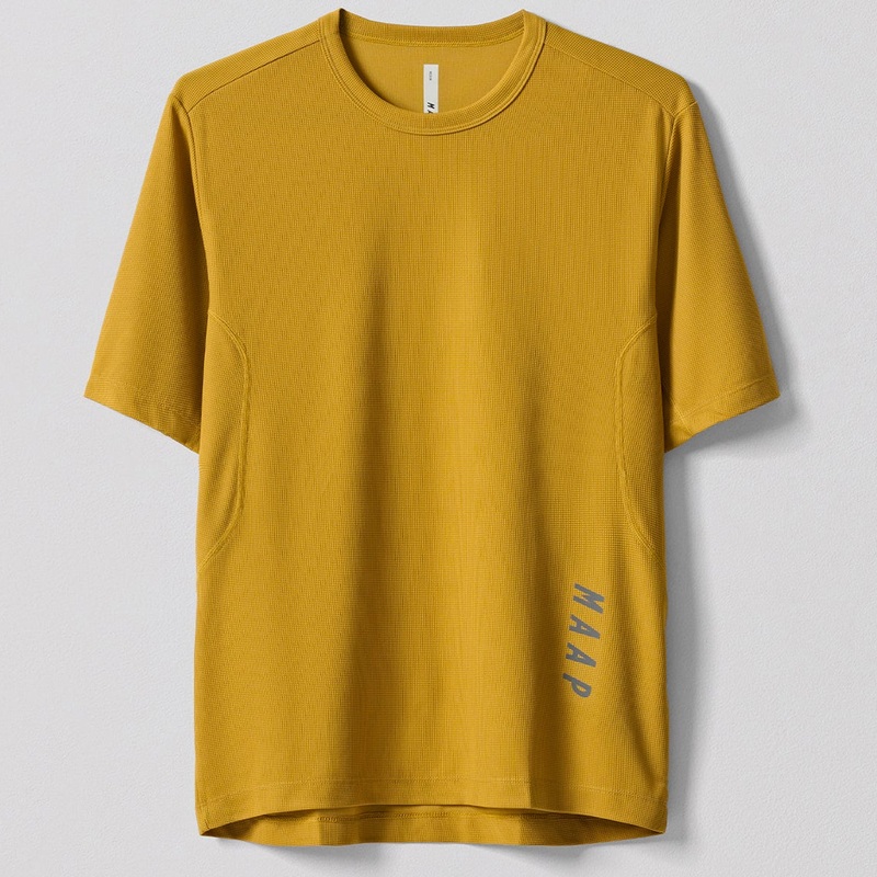 T-Shirt Maap Alt_Road Ride 3.0 - Giallo