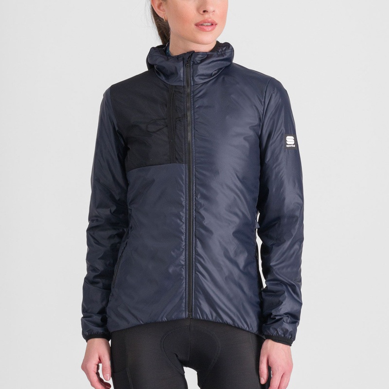 Giacca donna Sportful Supergiara Puffy - Blu