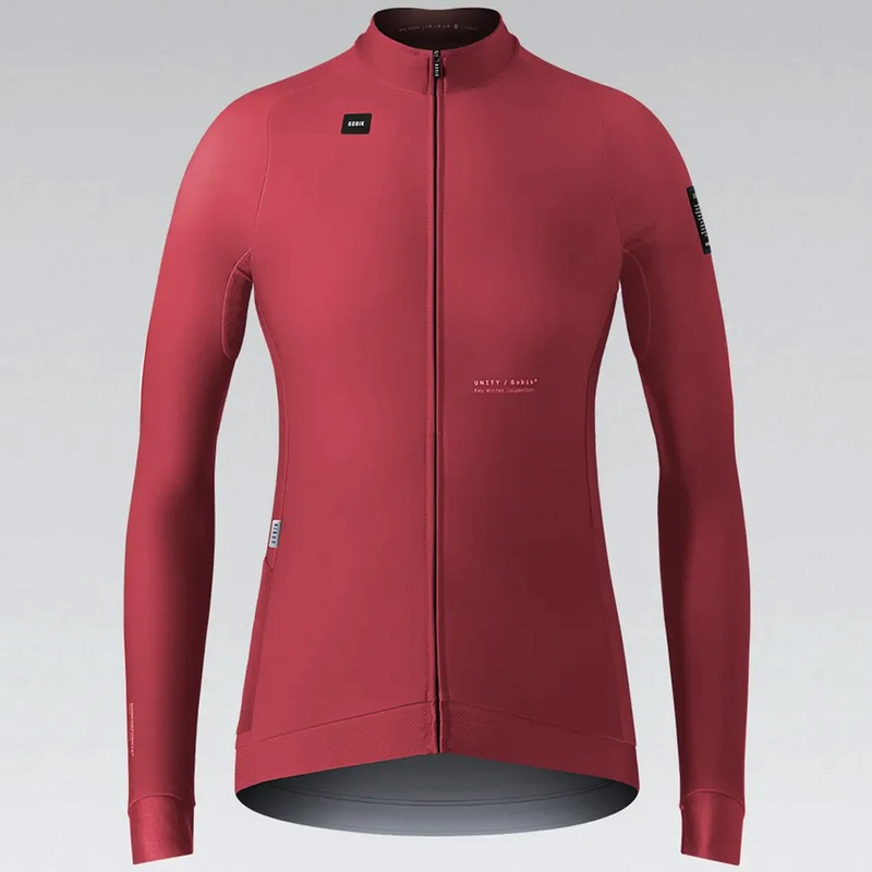 Maglia maniche lunghe donna Gobik Hyder Amaranth - Rosso